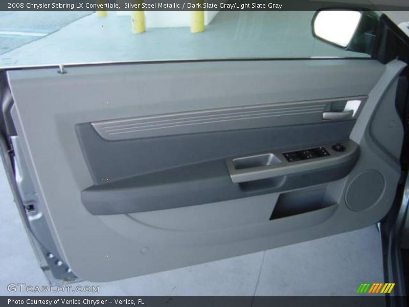 Silver Steel Metallic / Dark Slate Gray/Light Slate Gray 2008 Chrysler Sebring LX Convertible