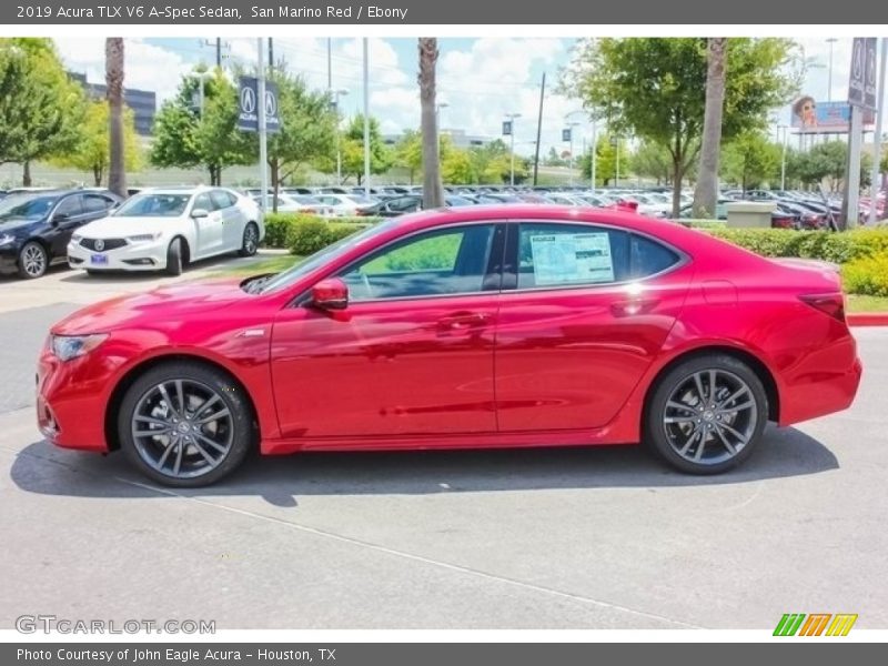  2019 TLX V6 A-Spec Sedan San Marino Red