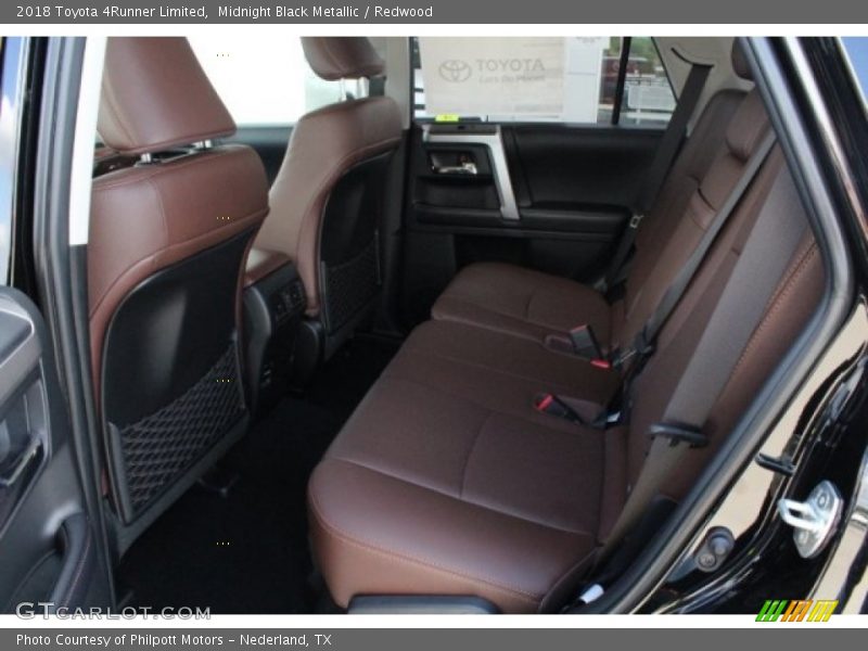 Midnight Black Metallic / Redwood 2018 Toyota 4Runner Limited