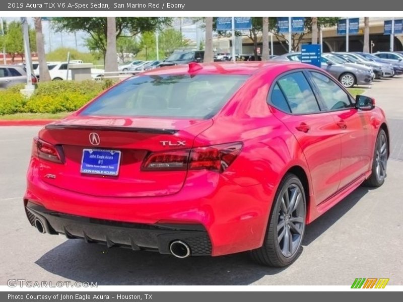 San Marino Red / Ebony 2019 Acura TLX V6 A-Spec Sedan