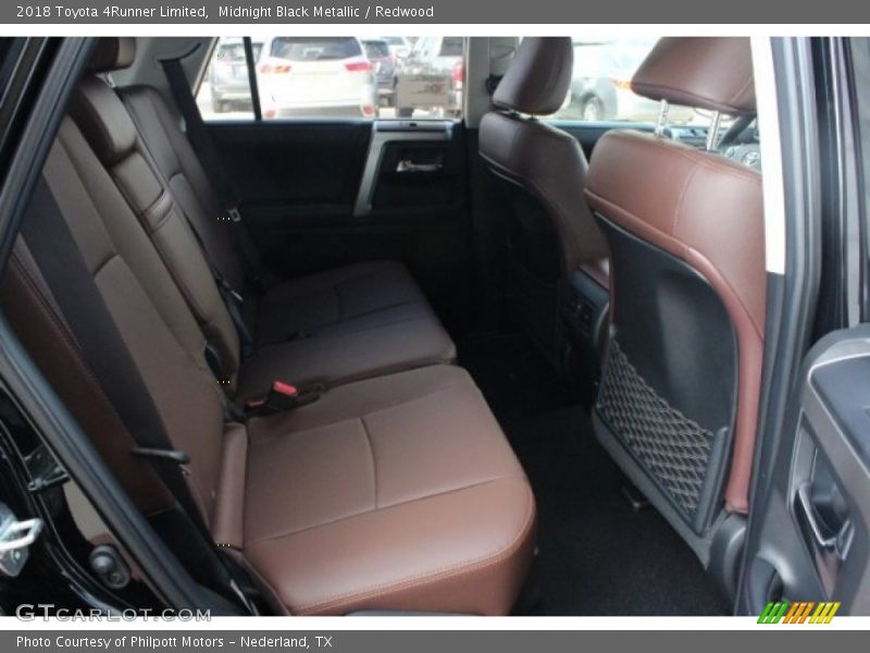 Midnight Black Metallic / Redwood 2018 Toyota 4Runner Limited