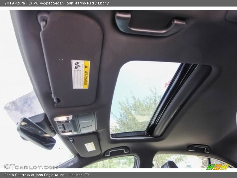 San Marino Red / Ebony 2019 Acura TLX V6 A-Spec Sedan