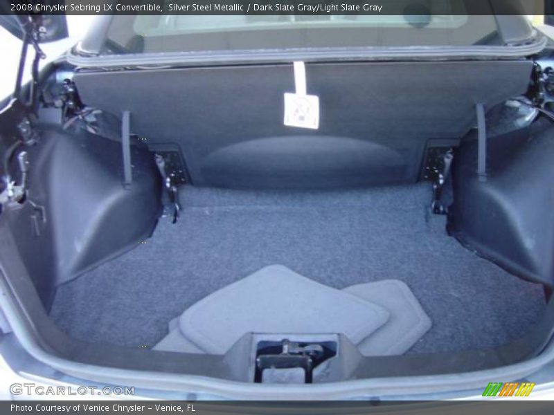 Silver Steel Metallic / Dark Slate Gray/Light Slate Gray 2008 Chrysler Sebring LX Convertible