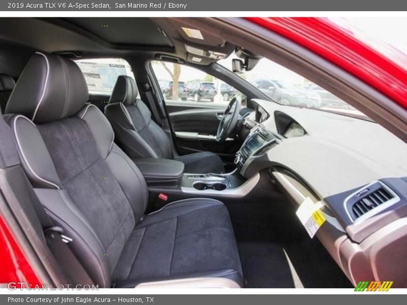 Front Seat of 2019 TLX V6 A-Spec Sedan