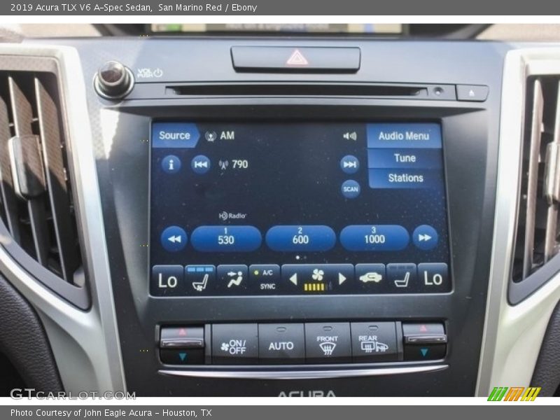 San Marino Red / Ebony 2019 Acura TLX V6 A-Spec Sedan