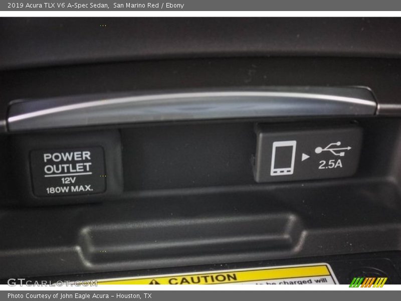 San Marino Red / Ebony 2019 Acura TLX V6 A-Spec Sedan