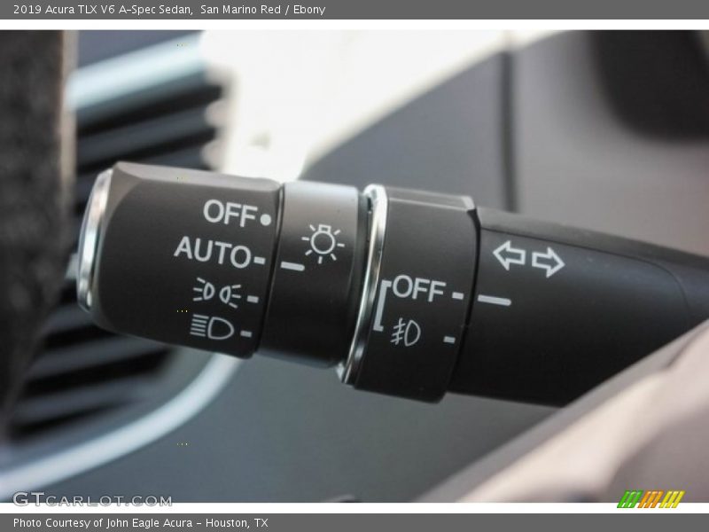 Controls of 2019 TLX V6 A-Spec Sedan