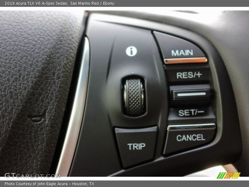 Controls of 2019 TLX V6 A-Spec Sedan