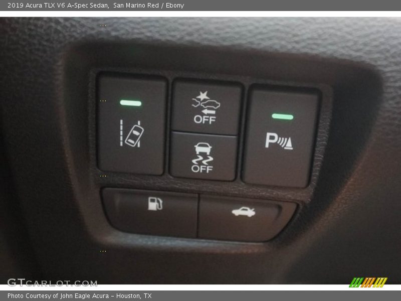 Controls of 2019 TLX V6 A-Spec Sedan
