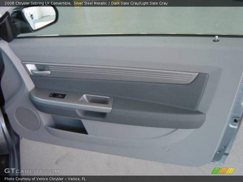 Silver Steel Metallic / Dark Slate Gray/Light Slate Gray 2008 Chrysler Sebring LX Convertible