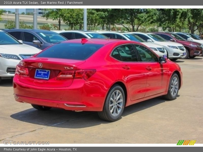 San Marino Red / Parchment 2019 Acura TLX Sedan