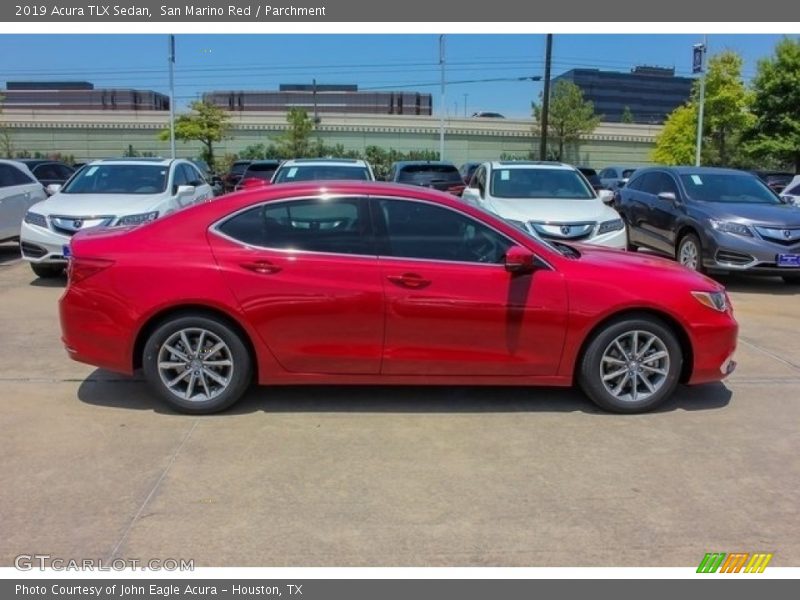 San Marino Red / Parchment 2019 Acura TLX Sedan