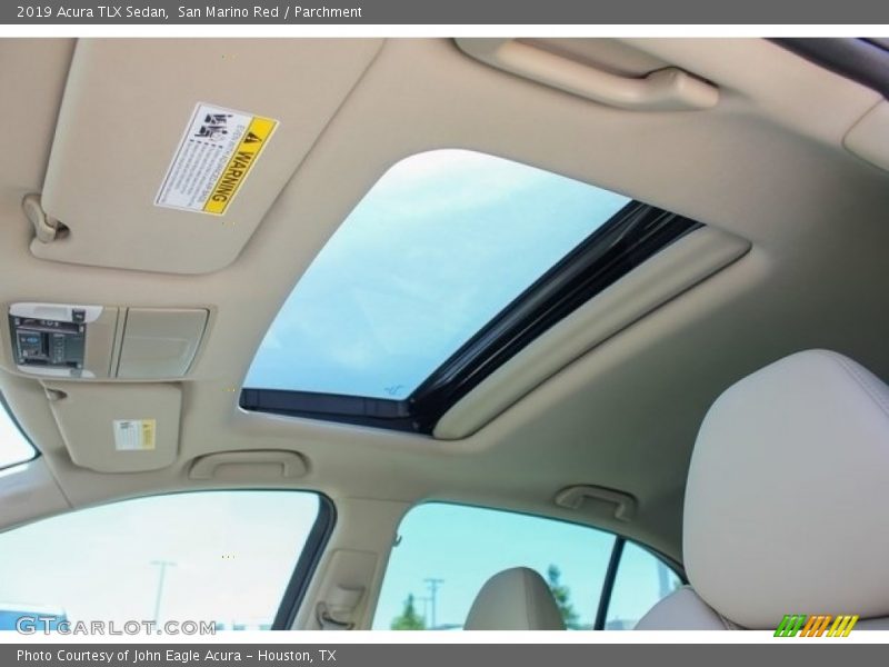 San Marino Red / Parchment 2019 Acura TLX Sedan