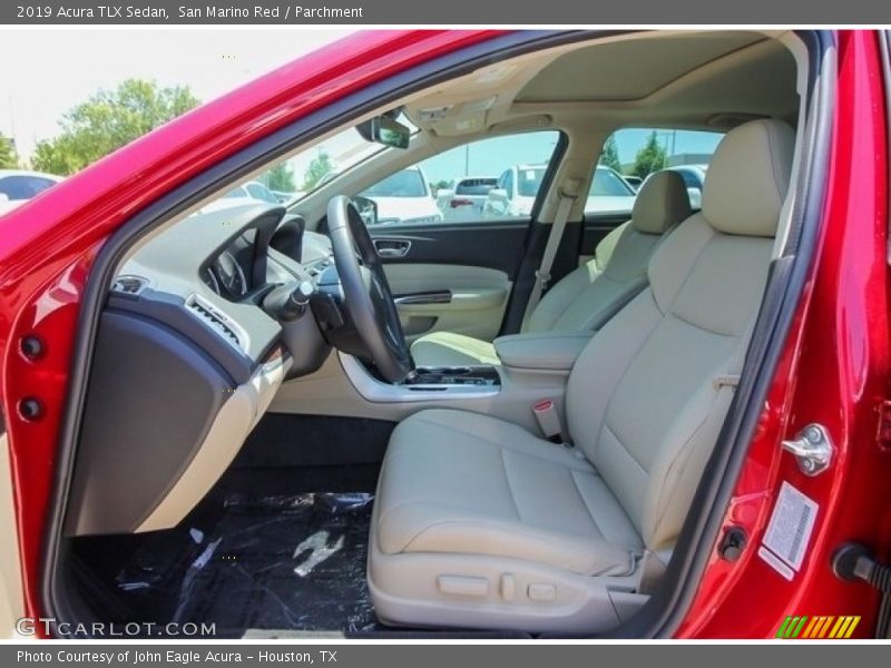 San Marino Red / Parchment 2019 Acura TLX Sedan