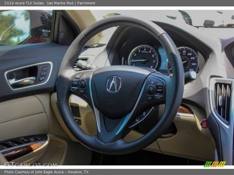 San Marino Red / Parchment 2019 Acura TLX Sedan