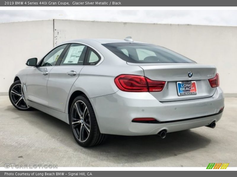 Glacier Silver Metallic / Black 2019 BMW 4 Series 440i Gran Coupe