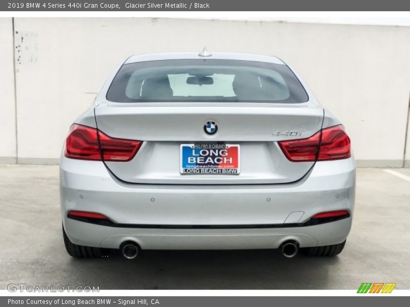 Glacier Silver Metallic / Black 2019 BMW 4 Series 440i Gran Coupe