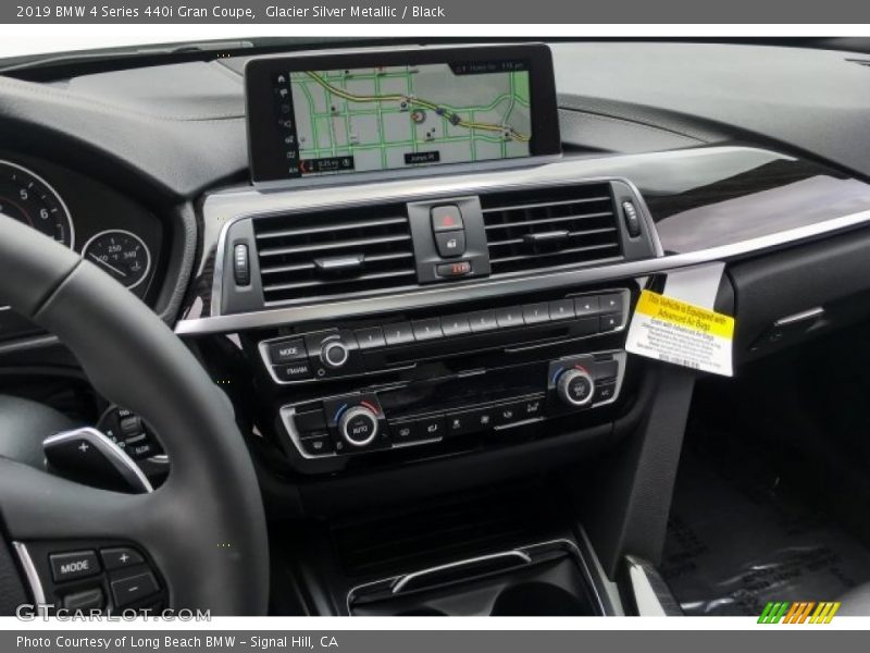 Glacier Silver Metallic / Black 2019 BMW 4 Series 440i Gran Coupe