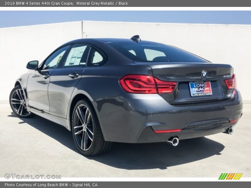 Mineral Grey Metallic / Black 2019 BMW 4 Series 440i Gran Coupe