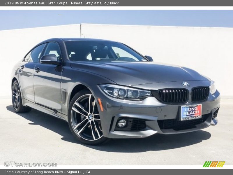 Mineral Grey Metallic / Black 2019 BMW 4 Series 440i Gran Coupe