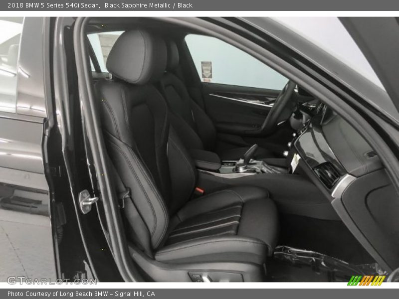 Black Sapphire Metallic / Black 2018 BMW 5 Series 540i Sedan