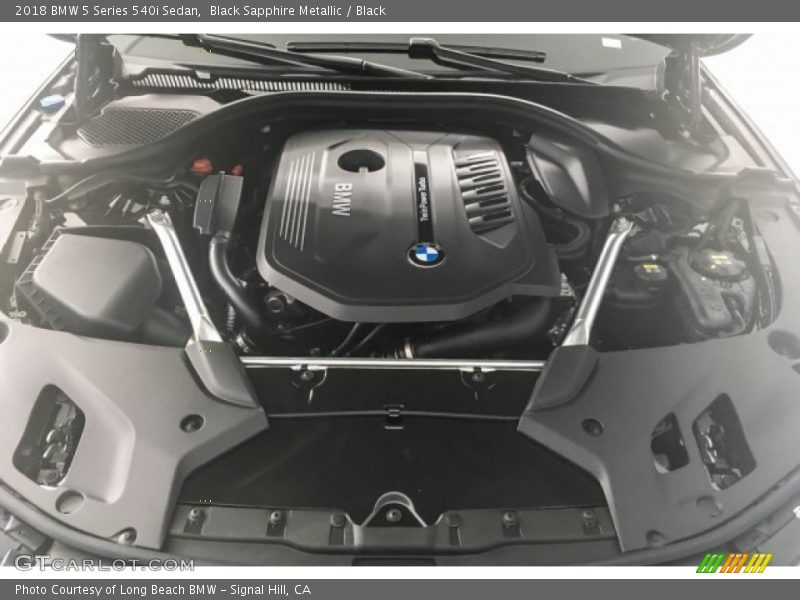 Black Sapphire Metallic / Black 2018 BMW 5 Series 540i Sedan