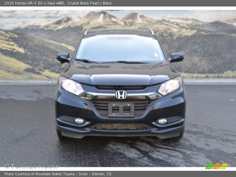 Crystal Black Pearl / Black 2016 Honda HR-V EX-L Navi AWD