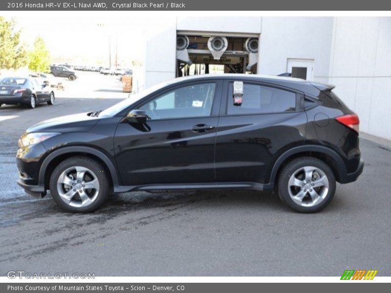 Crystal Black Pearl / Black 2016 Honda HR-V EX-L Navi AWD