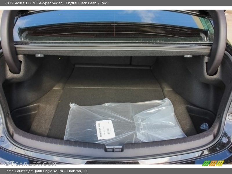 Crystal Black Pearl / Red 2019 Acura TLX V6 A-Spec Sedan