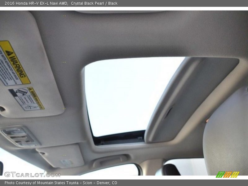 Crystal Black Pearl / Black 2016 Honda HR-V EX-L Navi AWD