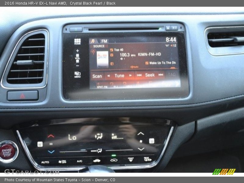 Crystal Black Pearl / Black 2016 Honda HR-V EX-L Navi AWD