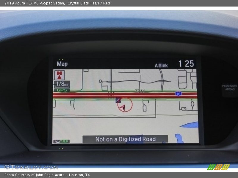 Crystal Black Pearl / Red 2019 Acura TLX V6 A-Spec Sedan