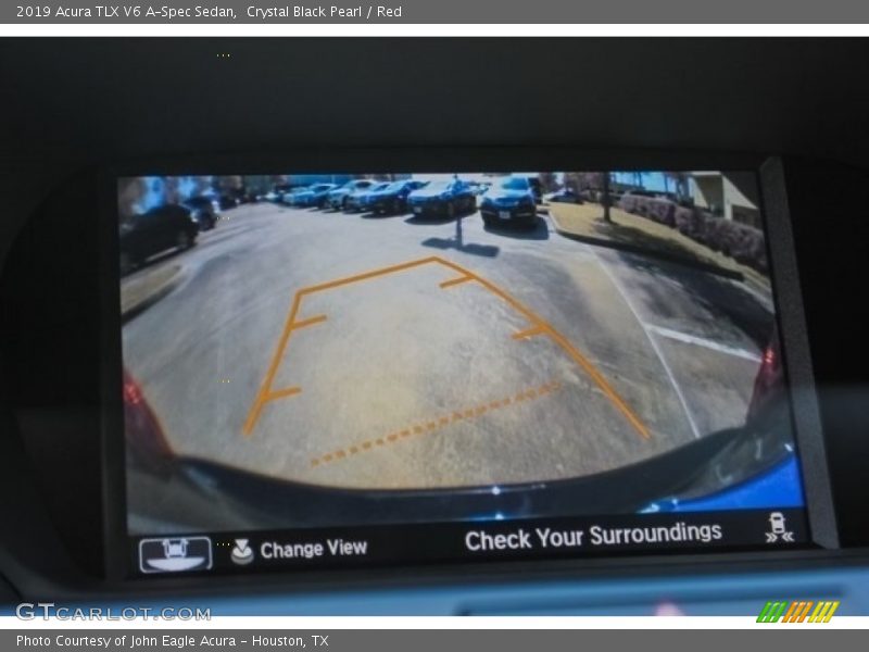 Crystal Black Pearl / Red 2019 Acura TLX V6 A-Spec Sedan
