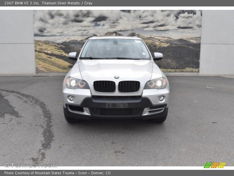 Titanium Silver Metallic / Gray 2007 BMW X5 3.0si