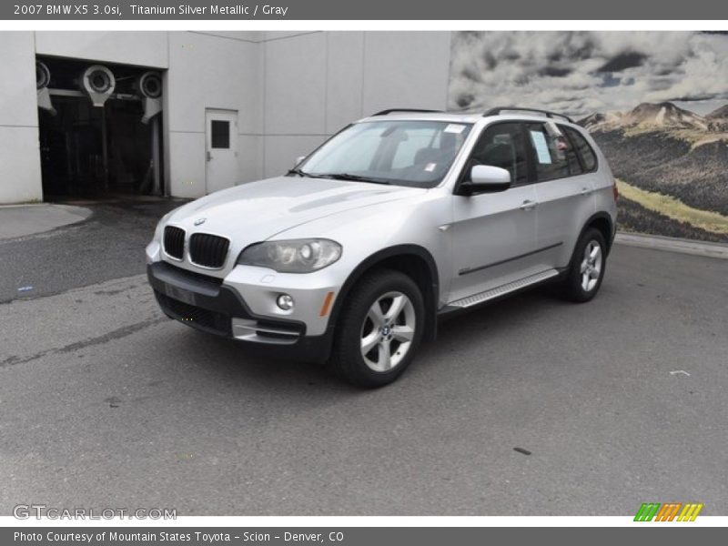 Titanium Silver Metallic / Gray 2007 BMW X5 3.0si