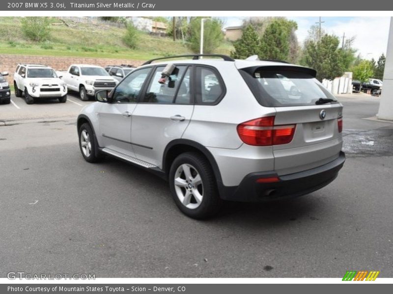 Titanium Silver Metallic / Gray 2007 BMW X5 3.0si