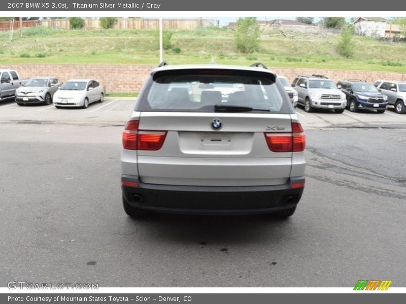 Titanium Silver Metallic / Gray 2007 BMW X5 3.0si