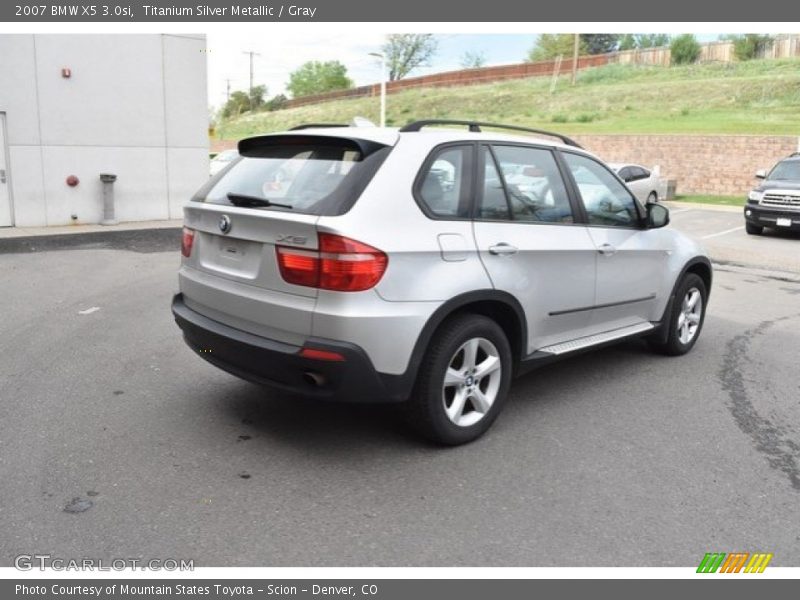 Titanium Silver Metallic / Gray 2007 BMW X5 3.0si