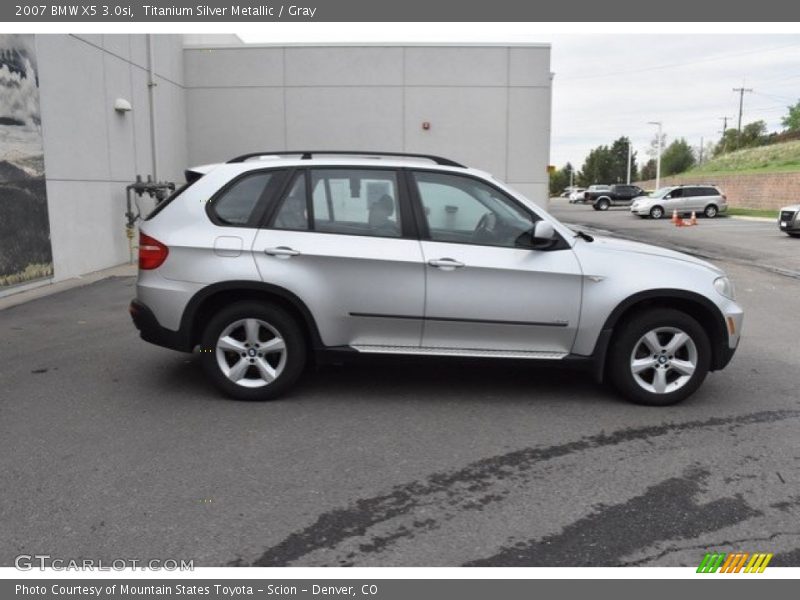 Titanium Silver Metallic / Gray 2007 BMW X5 3.0si
