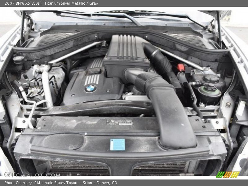 Titanium Silver Metallic / Gray 2007 BMW X5 3.0si