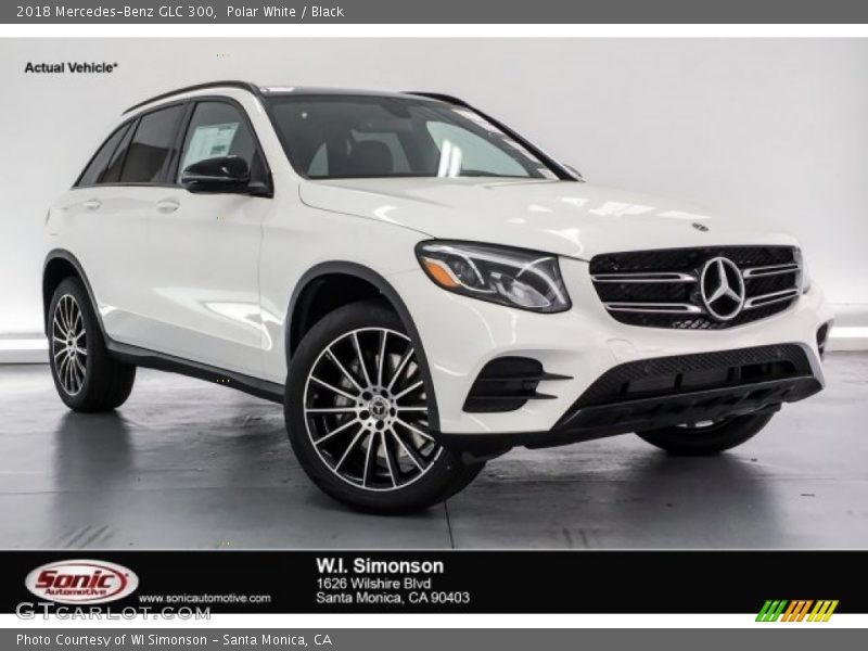 Polar White / Black 2018 Mercedes-Benz GLC 300