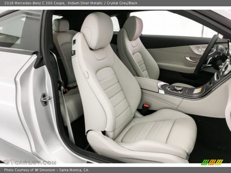 Iridium Silver Metallic / Crystal Grey/Black 2018 Mercedes-Benz C 300 Coupe
