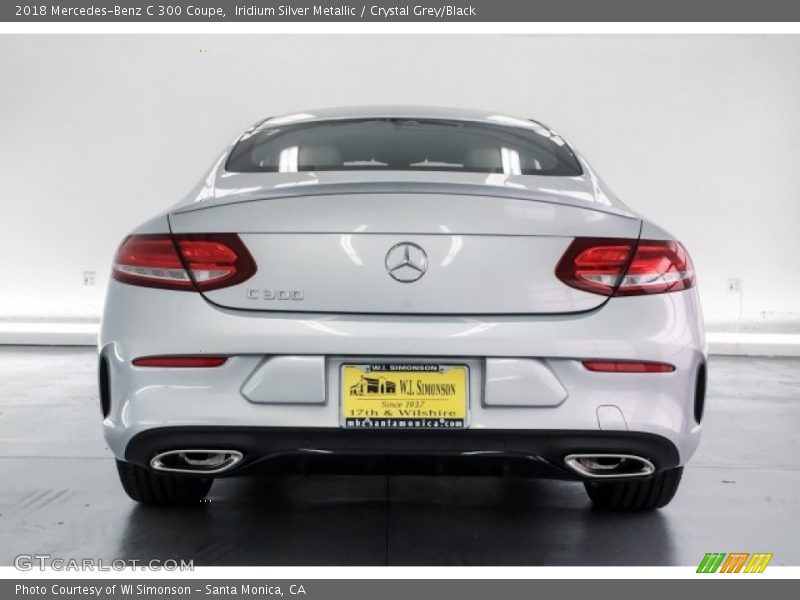 Iridium Silver Metallic / Crystal Grey/Black 2018 Mercedes-Benz C 300 Coupe