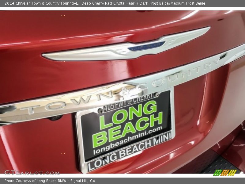 Deep Cherry Red Crystal Pearl / Dark Frost Beige/Medium Frost Beige 2014 Chrysler Town & Country Touring-L
