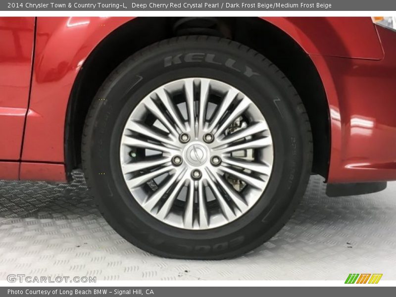 Deep Cherry Red Crystal Pearl / Dark Frost Beige/Medium Frost Beige 2014 Chrysler Town & Country Touring-L