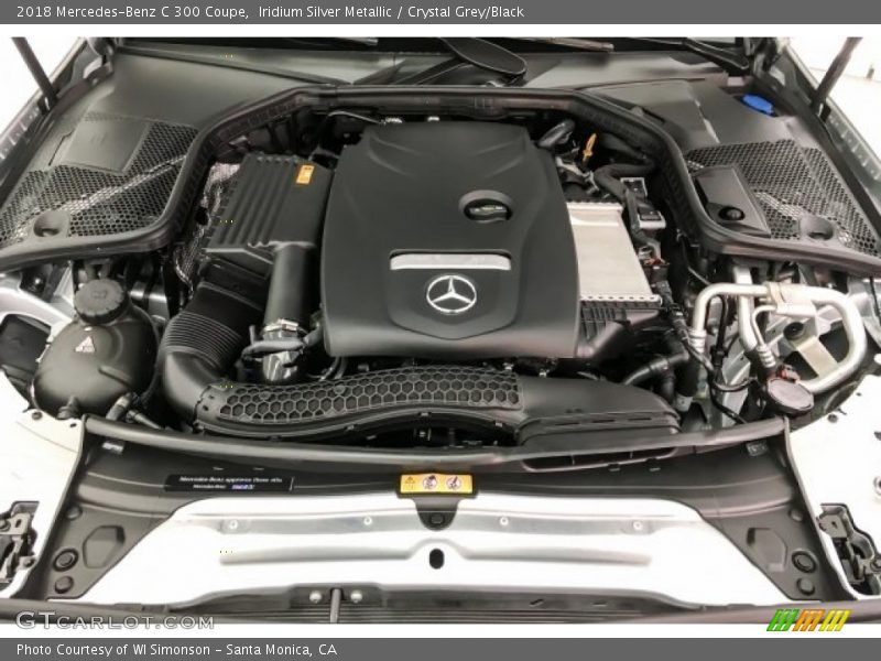 Iridium Silver Metallic / Crystal Grey/Black 2018 Mercedes-Benz C 300 Coupe