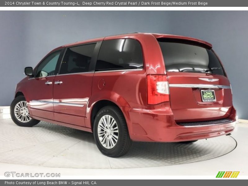 Deep Cherry Red Crystal Pearl / Dark Frost Beige/Medium Frost Beige 2014 Chrysler Town & Country Touring-L