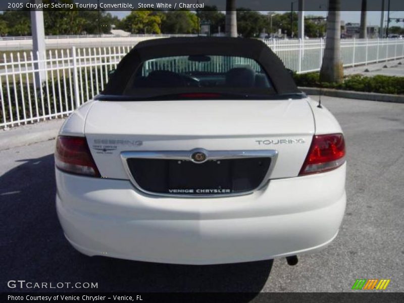 Stone White / Charcoal 2005 Chrysler Sebring Touring Convertible