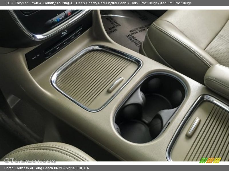 Deep Cherry Red Crystal Pearl / Dark Frost Beige/Medium Frost Beige 2014 Chrysler Town & Country Touring-L