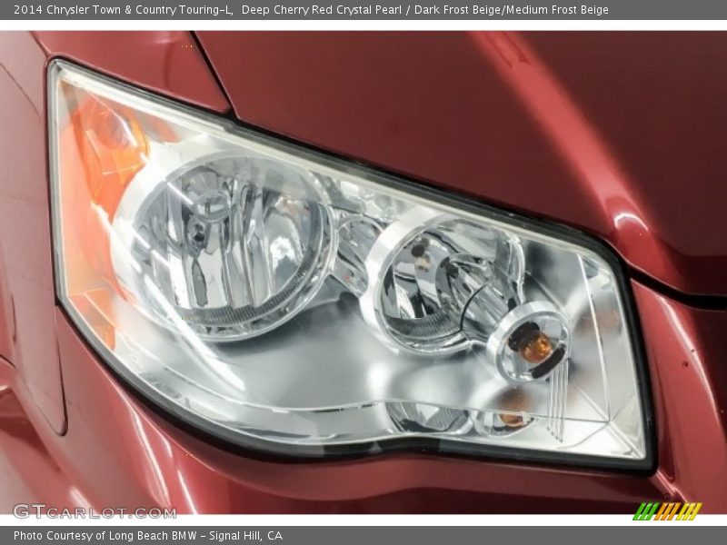 Deep Cherry Red Crystal Pearl / Dark Frost Beige/Medium Frost Beige 2014 Chrysler Town & Country Touring-L
